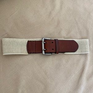 AE stretchable leather belt XS-S-M